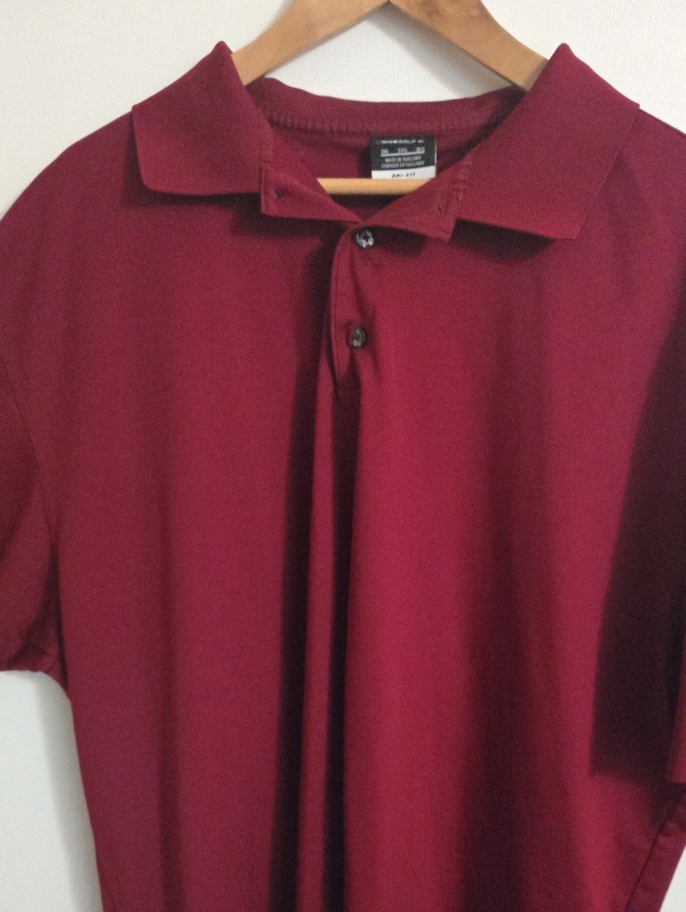 Nike Men's Maroon Golf Shirt